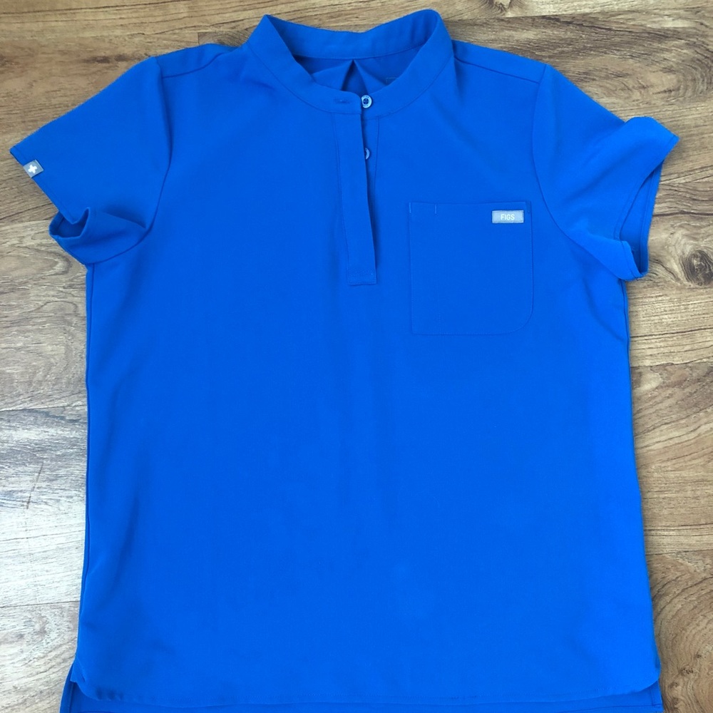 SOLD Royal Blue Figs Limited Edition Embu Top